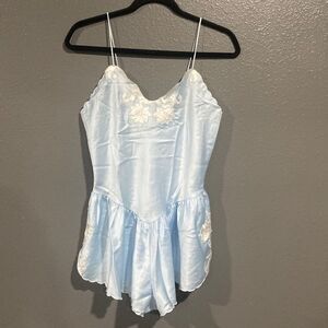 Vintage Contemporary Satin Romper